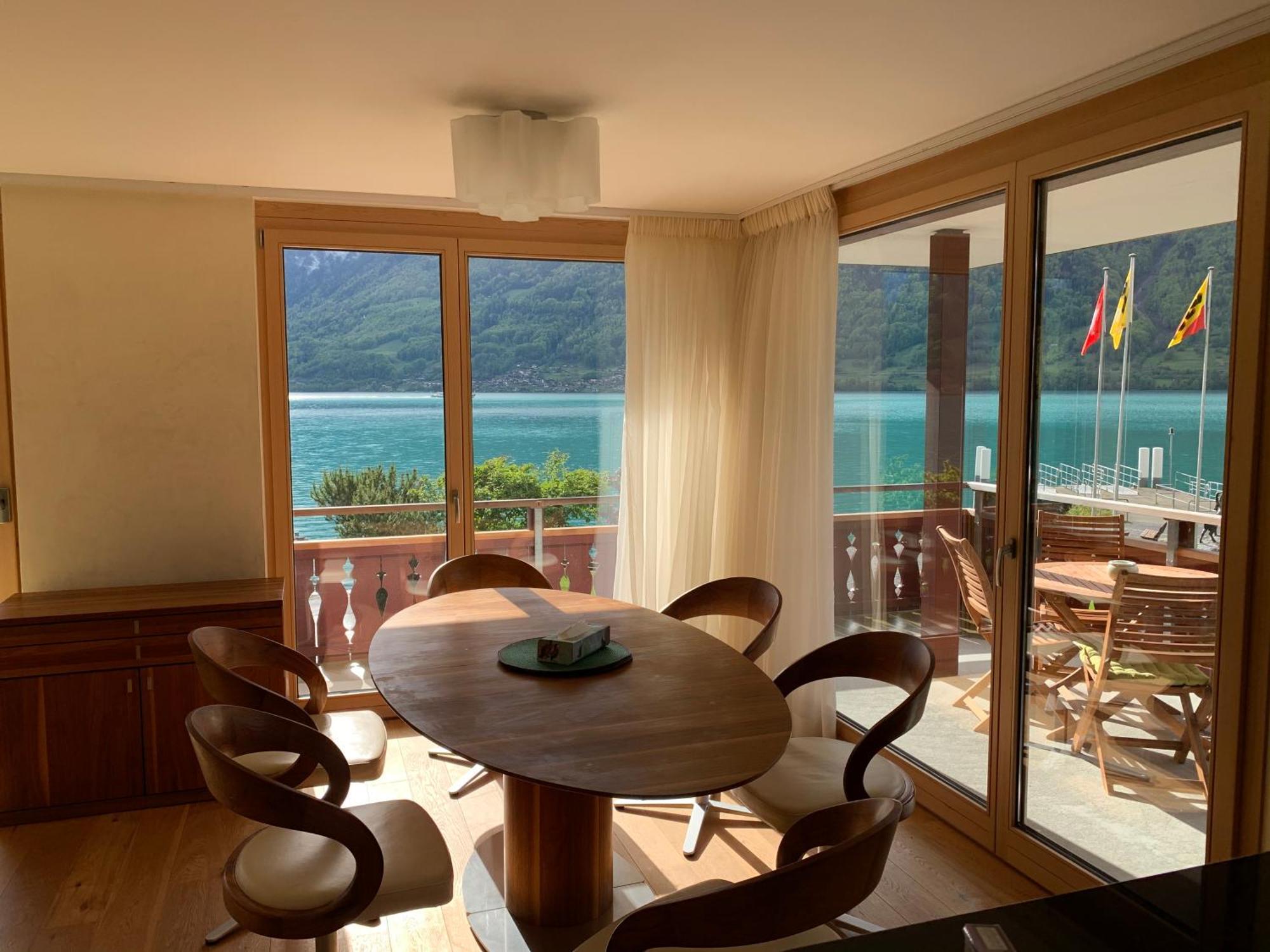 Seehaus Lake View 3-Bedroom Apartment Iseltwald Exterior foto