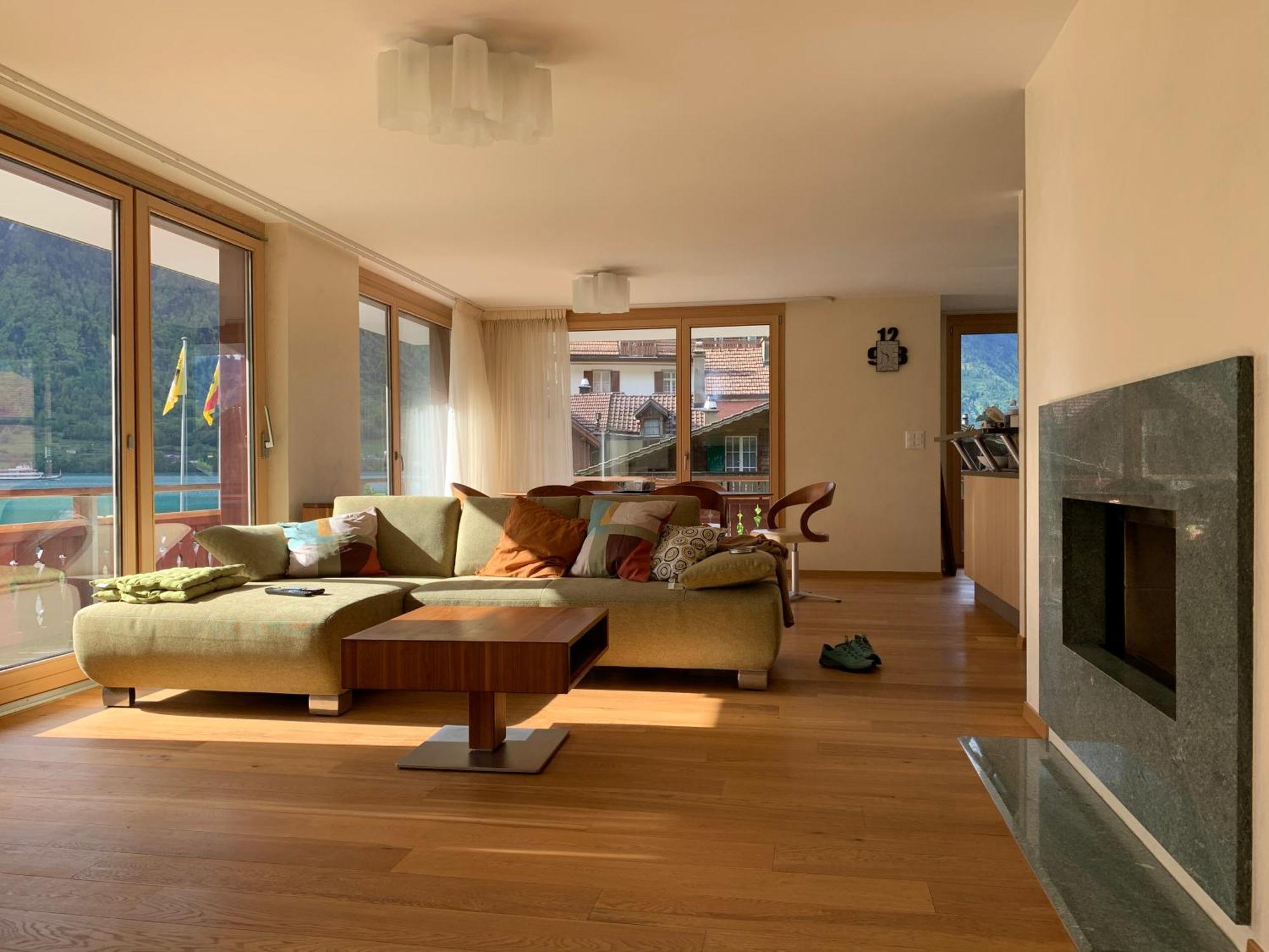 Seehaus Lake View 3-Bedroom Apartment Iseltwald Exterior foto